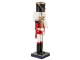 Wooden Nutcracker Christmas Decorative Figurine, 35 cm