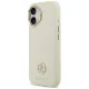Guess iPhone 17 Case Grained Strass Logo MagSafe, Beige