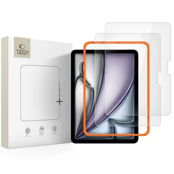 Tech-Protect Easy Set+ Tempered Glass for iPad Air 11", 2-Pack, Clear