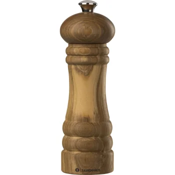 Zassenhaus BERLIN Pepper Mill, Olive Wood, 18 cm
