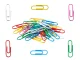 Metal Paper Clips 70 Pcs Round Office School Document Supplies, Multicolor