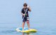 Kids Inflatable SUP Board FunWater Tuxedo Sailor 240cm Blue