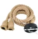 Double Jute Rope E27 Ceiling Lamp