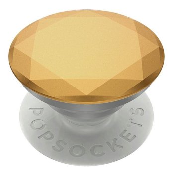 Popsockets 2 Metallic Diamond MedallionGold Phone Holder and Stand