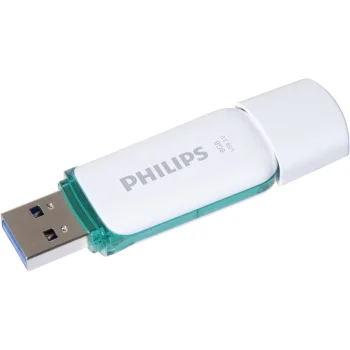 USB Flash Drive Philips Snow Edition 8GB USB 3.0, White/Green