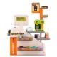 Ricokids Interactive Play Cash Register and Cafe Set, Multicolor
