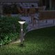 Maclean MCE465 B Solar LED Lamp with Sensor, 3 Modes, IP44, Black