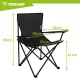 Trizand Folding Fishing Chair with Bag, Black