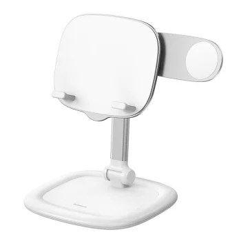 Adjustable Tablet and Phone Desk Stand Baseus Seashell, white