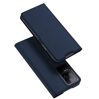 Dux Ducis Skin Pro Flip Case for Xiaomi Poco F4 5G, Blue