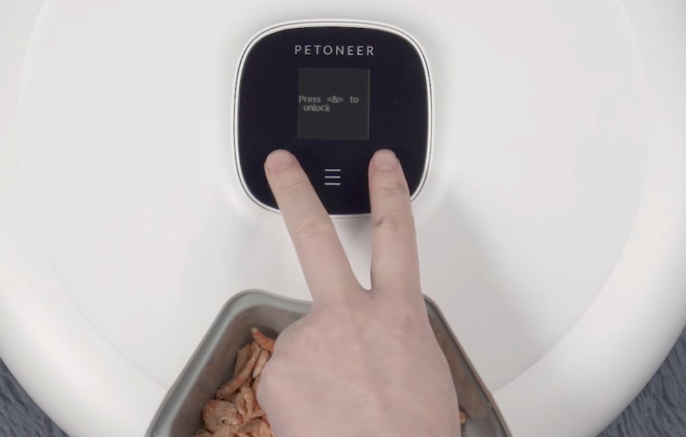 Petoneer NutriSpin Intelligent x6 Chamber Food Dispenser Bowl Container-Dispenser for Dogs Cats, White (4)