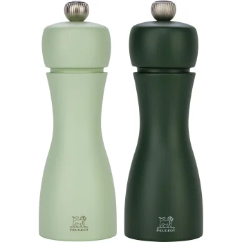 Peugeot Tahiti Salt and Pepper Mill Set, 2 pcs., 15 cm, Green