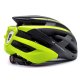 Wozinsky MTB Bike Helmet with USB Rear Light L - Black and Yellow