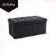 Folding Storage Pouf Ruhhy 00026130, 76x38x38cm, Dark Grey