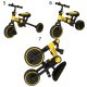 Kids Baby Trolley Bike Tricycle Stroller Buggy TRIKE FIX V4, Black-Yellow