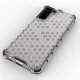 Case for Samsung Galaxy S22+ (S22 Plus) Honeycomb with Gel TPU Frame, Clear
