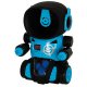 Skill game robot target shooting set with 2 pistols and 24 foam balls