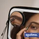Soulima Beauty Case with LED Mirror, Black