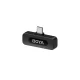 Wireless Microphone BOYA BY-V10 V2.0, 2.4 GHz, USB-C, Black