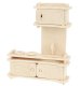 Leļļu Koka Mēbeļu Komplekts, 34 gab. | A Set of Wooden Doll Furniture