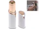 Painless Facial Hair Remover for Women Body Trimmer with LED Light, White