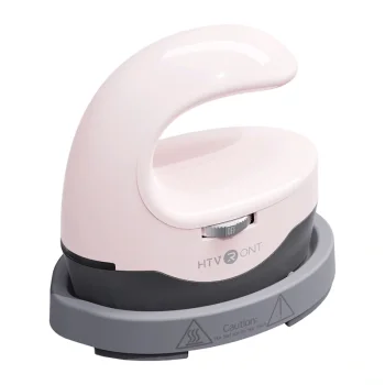 HTVRONT HPM02 Mini4 Heat Transfer Press, 150W, Pink