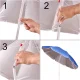 Adjustable Beach and Garden Umbrella with UV Protection 150cm, Blue