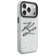 Karl Lagerfeld IML Glitter KL Diamond Logo Phone Case Cover iPhone 17 Pro - silver