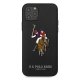 Apple iPhone 12 Pro Max 6.7\" US Polo Embroidery Collection Case Cover (USHCP12LPUGFLBK), Black