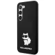 Karl Lagerfeld Samsung Galaxy S24 Case Silicone NFT Choupette, Black