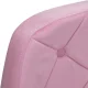 Velvet Swivel Chair 4Rico QS-BL14G for Beauty Salons, Pink