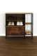 Modern Shoe Cabinet with Side Shelves for Hallway, Natural Wood Color