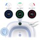 Nukido Nk-279 Foldable Baby Bathtub with Thermometer and Insert White/Blue