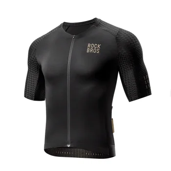 Rockbros YDDX011 Diamond Short Sleeve Cycling Jersey XXL - Black