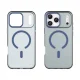 Magnetic Abrasive iPhone 17 Pro Case with MagSafe, Matte Blue