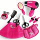Kids Hair Stylist Toy Set with Working Hair Dryer & Accessories, 11 Pcs