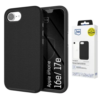 3mk Fortis MagCase for iPhone 16e / 17e - Black