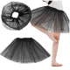 Black Tulle Tutu Skirt for Carnival and Dance