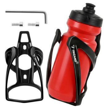 Bike Water Bottle Holder Trizand 13.5x7cm, black