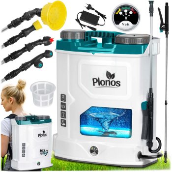 Plonos PL-603 Battery-Powered Sprayer with Mixer - Efficient Gardening Tool