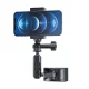 TELESIN Universal Handlebar Tube Clamp Mount for Action Cameras