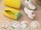 Shoe Washing Bag with Microfiber, Yellow-Mint