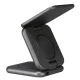 Audi Big Logo Foldable 3-in-1 Wireless Charger, Gray