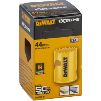 DeWalt DT90315-QZ Bi-Metal Hole Saw 44mm for Wood, Metal and Plastic
