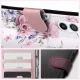Samsung Galaxy M15 5G Tech-Protect Wallet Book Case Cover, Pink Flowers