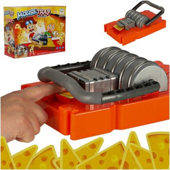 Catch the Cheese Mousetrap Dexterity Game for Kids