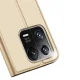 Dux Ducis Skin Pro Wallet Case for Xiaomi 13 Pro with Stand and Card Slot, Gold