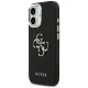 Guess Grained Big 4G Classic Logo Case for iPhone 17 - Black