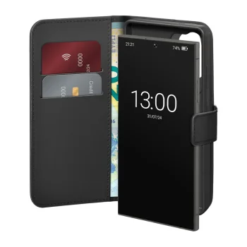 Puro Eco-Leather Wallet Case for Samsung Galaxy S26 Ultra - Black