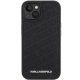 Karl Lagerfeld iPhone 15 Plus / 14 Plus Case Quilted K Pattern, Black